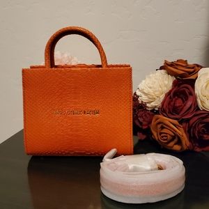 Brandon Blackwood - ESR Tote | Orange Python W/ Gold Hardware (New Condition)